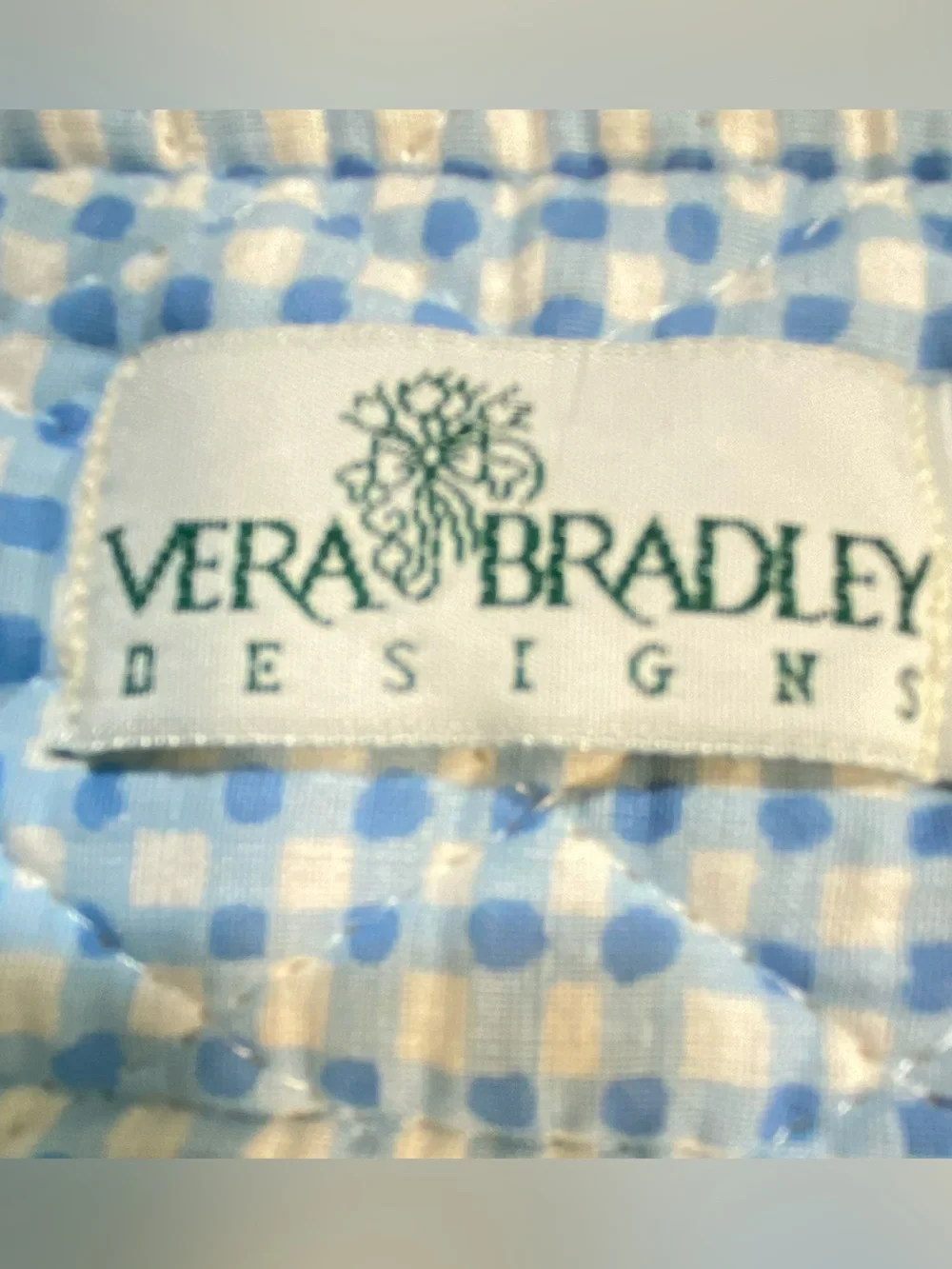 Vera Bradley Quilted Placemat Yellow Blue Pansy Floral Cottagecore Retired VTG